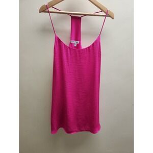 Naked Zebra Womens Hot Pink Racerback T-Back Camisole Tank Top Small